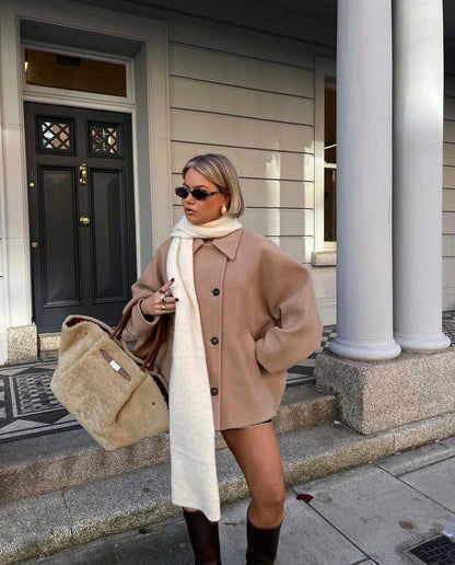Laura | Manteau en Laine Oversize