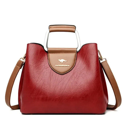Sac en Cuir Élégance -  Inclus une pochette assortie offerte