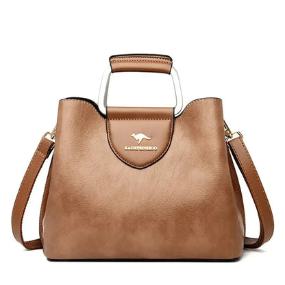 Sac en Cuir Élégance -  Inclus une pochette assortie offerte