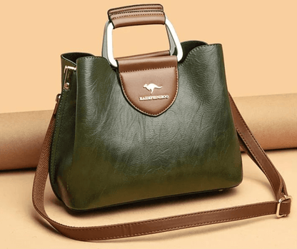 Sac en Cuir Élégance -  Inclus une pochette assortie offerte